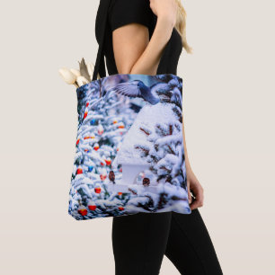 Bolso De Tela Idilio de Navidad soberbio