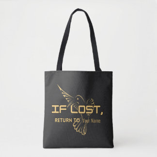 Bolso De Tela If Lost Return To – Personalized Name Tote Bag