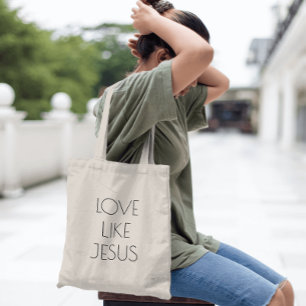 Bolso De Tela Iglesia Ama Como Jesús