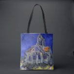 Bolso De Tela Iglesia de Auvers, Van Gogh<br><div class="desc">Vincent Willem van Gogh (30 de marzo de 1853 a 29 de julio de 1890) fue un pintor holandés post-impresionista que figura entre las figuras más famosas e influyentes de la historia del arte occidental. En poco más de una década, creó unas 2.100 obras de arte, entre ellas unas 860...</div>