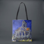Bolso De Tela Iglesia de Auvers, Van Gogh<br><div class="desc">Vincent Willem van Gogh (30 de marzo de 1853 a 29 de julio de 1890) fue un pintor holandés post-impresionista que figura entre las figuras más famosas e influyentes de la historia del arte occidental. En poco más de una década, creó unas 2.100 obras de arte, entre ellas unas 860...</div>