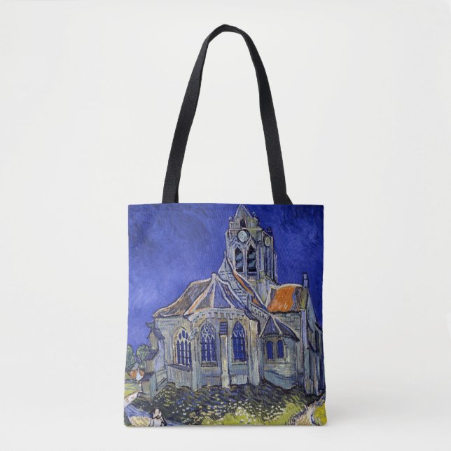 Bolso De Tela Iglesia de Auvers, Van Gogh (Anverso)