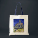 Bolso De Tela Iglesia de Auvers, Van Gogh<br><div class="desc">Vincent Willem van Gogh (30 de marzo de 1853 a 29 de julio de 1890) fue un pintor holandés post-impresionista que figura entre las figuras más famosas e influyentes de la historia del arte occidental. En poco más de una década, creó unas 2.100 obras de arte, entre ellas unas 860...</div>
