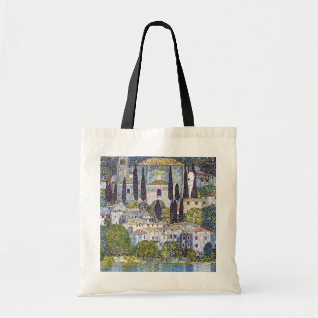 Bolso De Tela Iglesia de Cassone, Gustav Klimt (Frente)