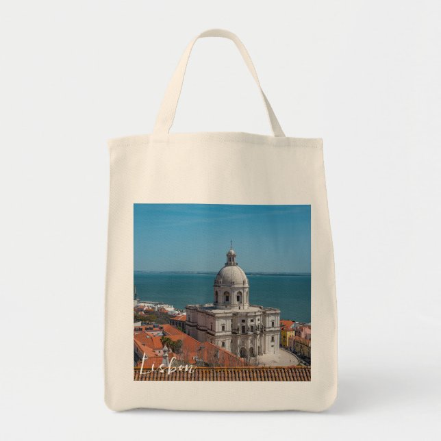 Bolso De Tela Iglesia de Santa Engracia en Lisboa, Portugal (Frente)