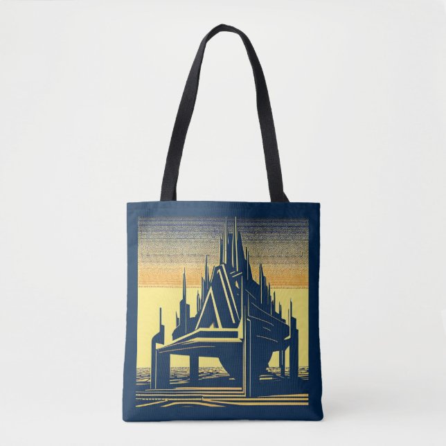 Bolso De Tela Iglesia Futurista de SF 2 (Anverso)