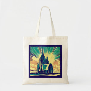 Bolso De Tela Iglesia Futurista de SF 3