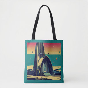 Bolso De Tela Iglesia Futurista de SF 3