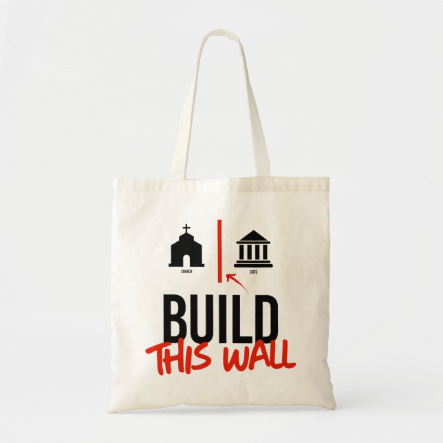 Bolso De Tela Iglesia y Estado separados (Frente)