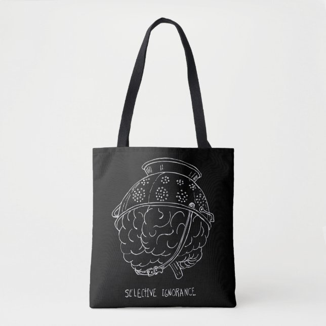 Bolso De Tela Ignorancia Selectiva (Anverso)