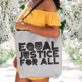 Bolso De Tela Igualdad De Justicia Para Todos - Empoderamiento P