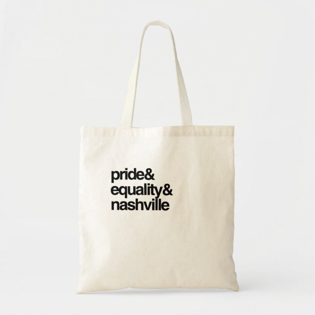 BOLSO DE TELA IGUALDAD Y ORGULLO - .PNG DE NASHVILLE (Frente)