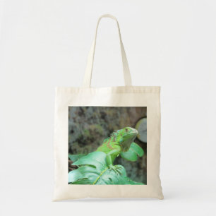 Bolso De Tela iguana verde