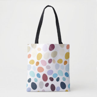 Bolso De Tela Iilustración con huevos de color gradiente