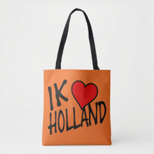 Bolso De Tela Ik Heart Holland bk on o stcnt