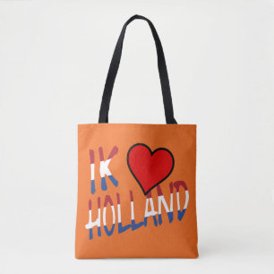 Bolso De Tela Ik Heart Holland sobre o stcnt