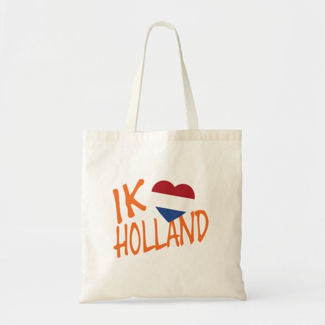 Bolso De Tela Ik Heartflag Holland o btcnt (Frente)