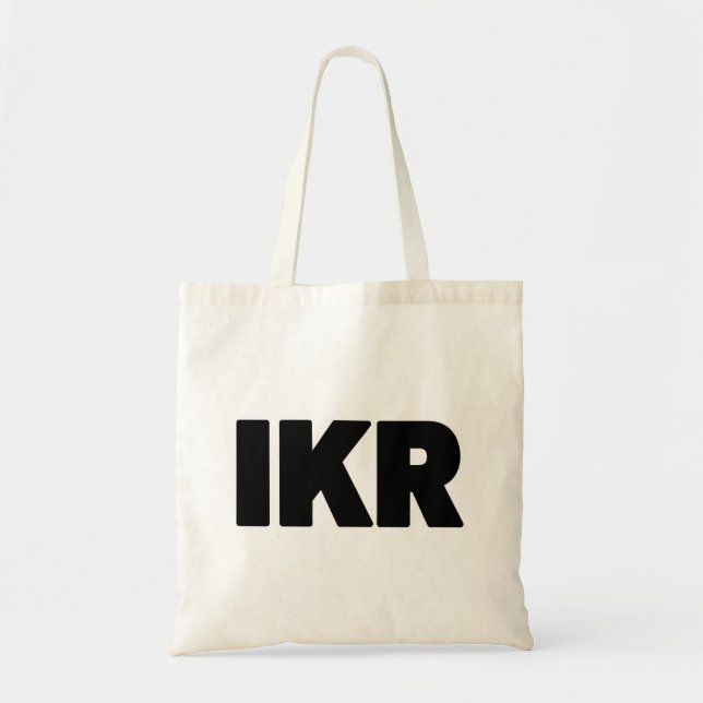 Bolso De Tela IKR | Jerarquí de texto (Frente)