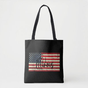 Bolso De Tela Illinois Estados Unidos EE.UU. EE.UU. Tote Bag