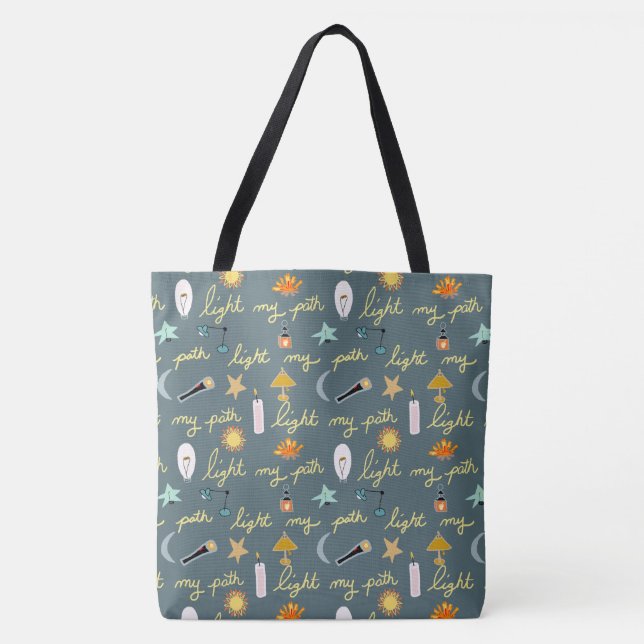 Bolso De Tela Ilumina Mi Camino (Anverso)