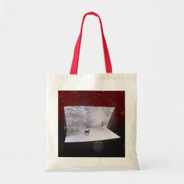 Bolso De Tela Ilusión 3D "Sueños de nieve"