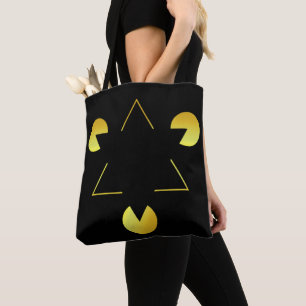 Bolso De Tela Ilusión de la estrella dorada