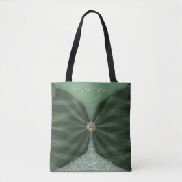 Bolso De Tela Ilusión Textil de Joyería de Árbol Botánico Person