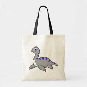 Bolso De Tela Ilustracion Agradable De Un Monstruo De Loch Ness.
