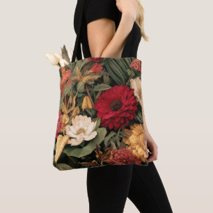 Bolso De Tela Ilustracion botánico vintage
