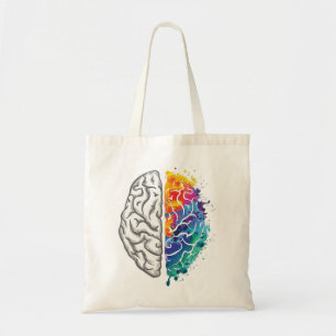 Bolso De Tela ilustracion cerebral humano