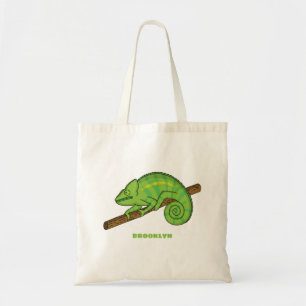 Bolso De Tela Ilustracion Chameleon de Parson