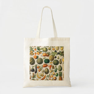 Bolso De Tela Ilustracion científico botánico de frutas