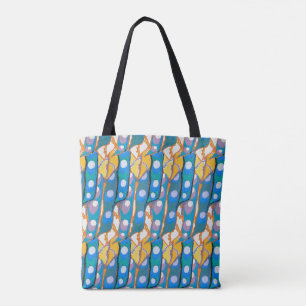 Bolso De Tela Ilustración continua de patrón abstracto 2
