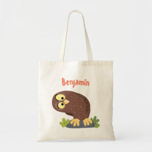 Bolso De Tela Ilustracion curioso y gracioso de personalizado de