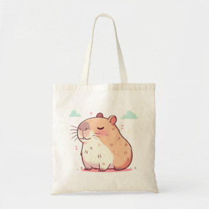 Bolso De Tela Ilustracion Cute Capybara