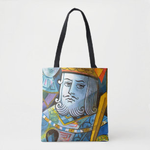 Bolso De Tela Ilustracion de acciones de la espada de King Holdi