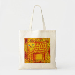 Bolso De Tela Ilustración de Acuarela de Leopardo Estampado