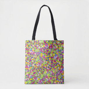 Bolso De Tela Ilustracion de acuarela, patrón Flip Flop