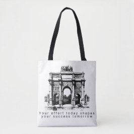 Bolso De Tela Ilustración de arco clásico