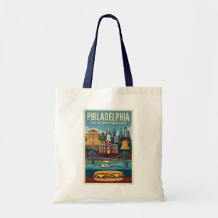 Bolso De Tela Ilustración de arte cultural de Filadelfia, Pensil