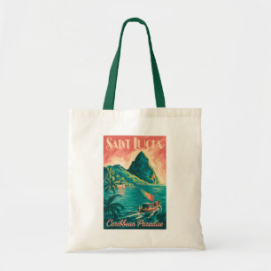 Bolso De Tela Ilustración de barco de Santa Lucía Arte de viaje