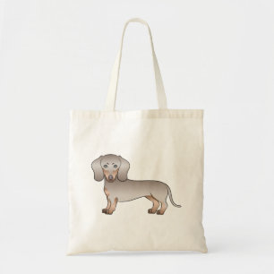 Bolso De Tela Ilustración de Dachshund de pelo corto Isabella y