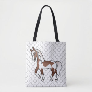 Bolso De Tela Ilustración de dibujos animados de caballo troton
