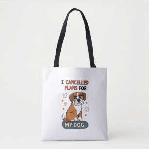 Bolso De Tela Ilustración de dibujos animados de cita divertida 