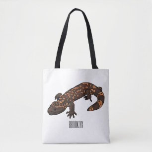 Bolso De Tela ilustración de dibujos animados de monstruo de Gil