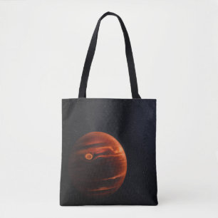 Bolso De Tela Ilustracion De Exoplanet Vhs 1256 B Y Sus Estrella