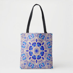 Bolso De Tela Ilustracion de fondo vintage con s preciosos