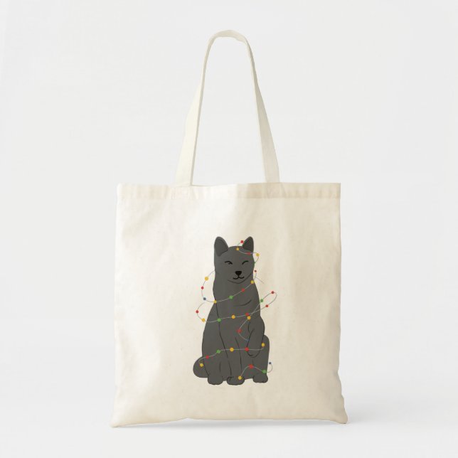 Bolso De Tela Ilustracion de gatito Kitty (Frente)