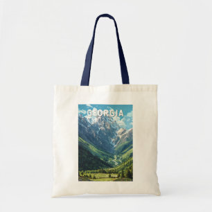 Bolso De Tela Ilustracion de Georgia Viaje de arte