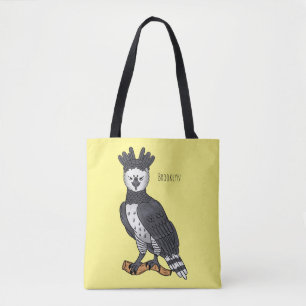 Bolso De Tela Ilustracion de Harpy Eagle personalizado